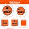 Graduation Party Plates and Napkins Graduation Party Supplies Orange Disposable Paper Plates Luncheon Napkins Cocktail Napkins for Congrats Grad Party Decorations, Serve 50